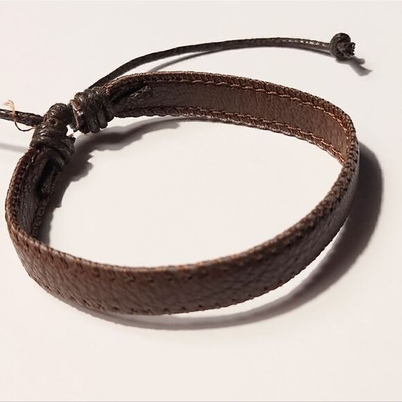 Men's bracelet brown new d32 - Picture 1 of 1